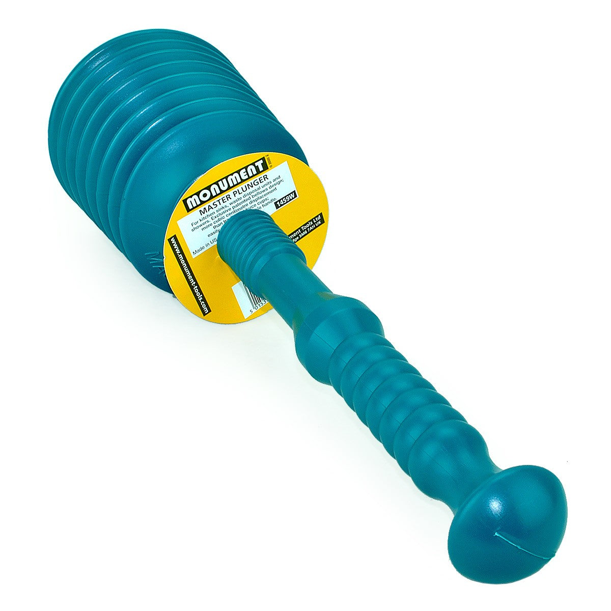 Monument Extra Powerful Micro Drain Plunger for sinks & basins