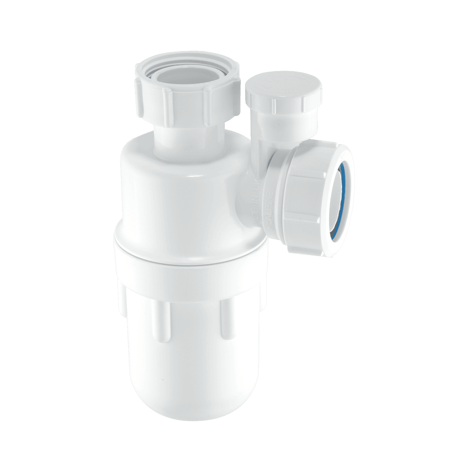 McAlpine 1 /14" And 1 1/2" Anti Vac Bottle Trap