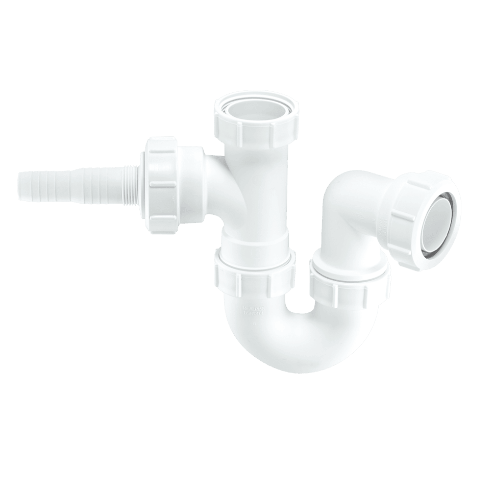 McAlpine 1 1/2 Wash. Mach.Combined P Trap WM2