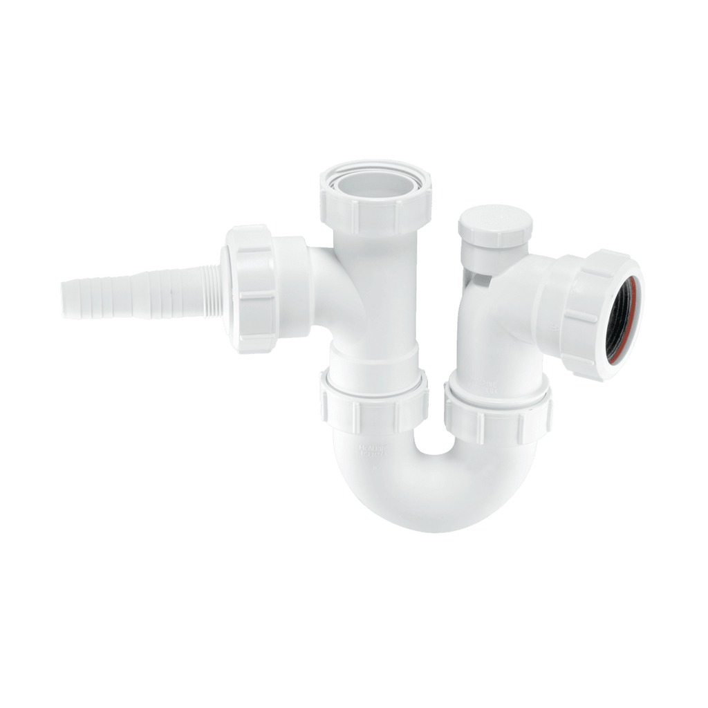 McAlpine 1 1/2 Anti Syphon W.M. Combined P Trap WM2V