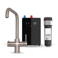 Brewmaster 4 in 1 Boiling Water and Filtered Water Tap Square Brushed Copper