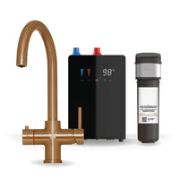 Brewmaster 4 in 1 Boiling Water and Filtered Water Tap Swan Chrome