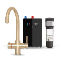 Brewmaster 4 in 1 Boiling Water and Filtered Water Tap Swan Chrome