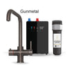 INTU 4 in 1 Boiling Water and Filtered Water Tap Square Gunmetal