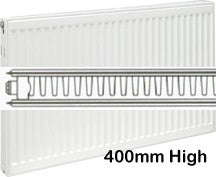 400mm High Double Panel Single Convector