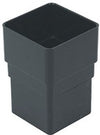 65mm Square Downpipe Connector (Black)