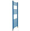 Blue Coloured CURVED Heated Towel Rail