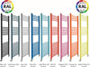 Magento Coloured CURVED Heated Towel Rail