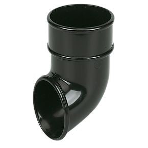68mm Round Downpipe Shoe (Black)
