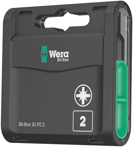 Wera Bit-Box 20 PZ Extra Tough Insert Bits