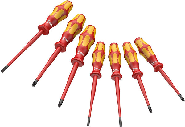 Wera Kraftform VDE Slimline Screwdriver Set 7pc Plumbcall Official